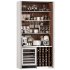Built in Hidden Coffee Bar Cabinet Modern Beverage Station - Thumbnail 1