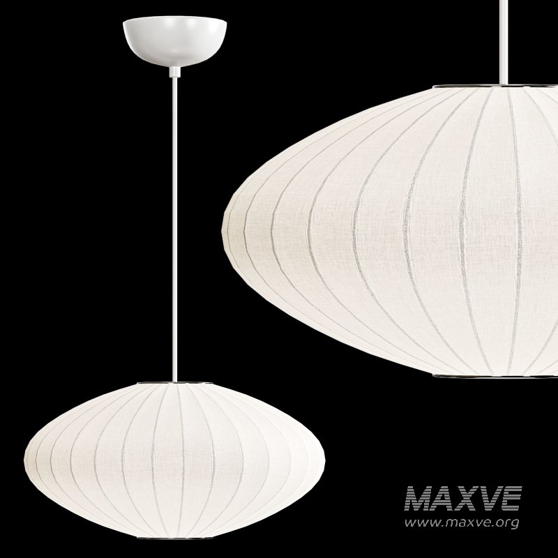 Tatami Fabric Shade LED Pendant - Image 5
