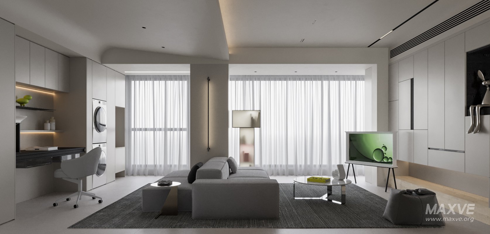 Modern living and dining room - Image 1