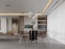 Modern living room and dining room interior scene - Thumbnail 3