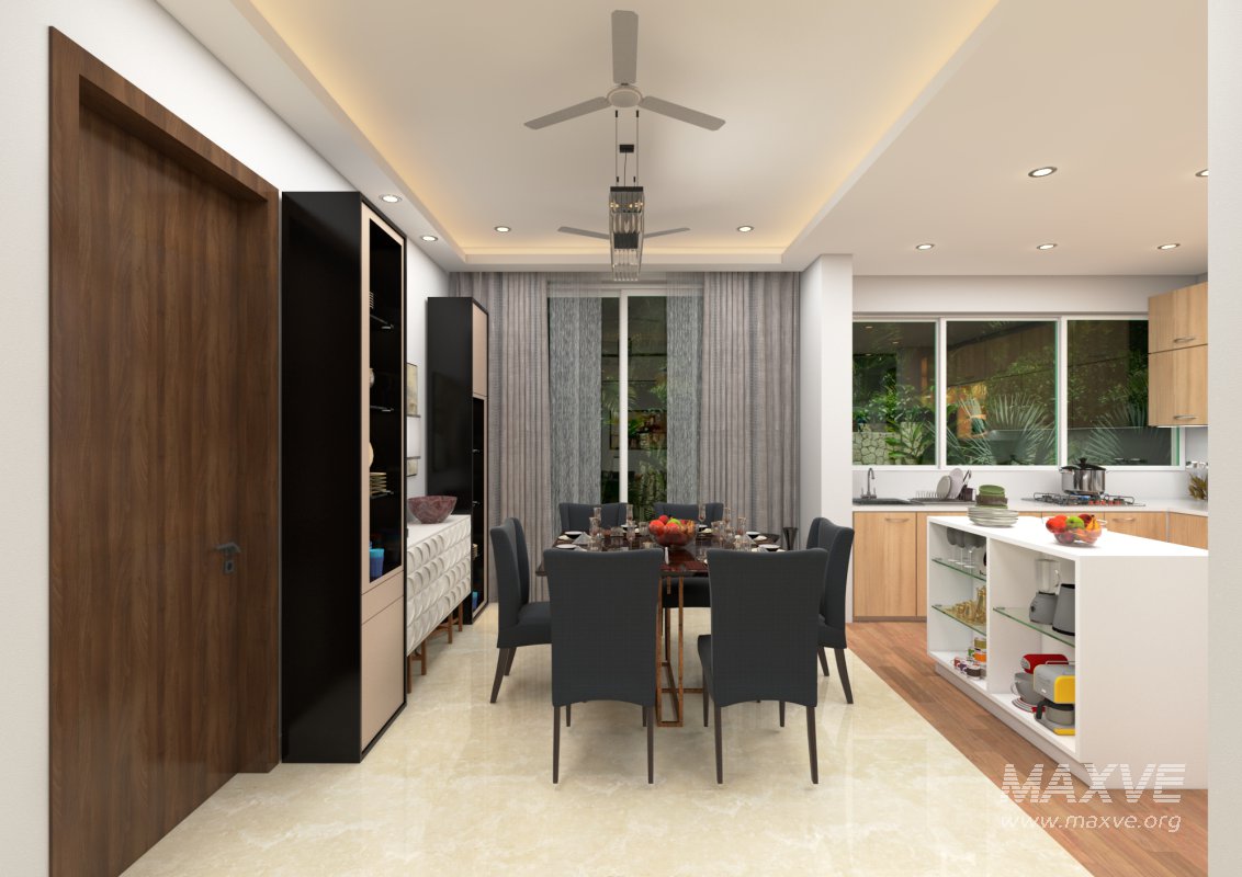 LIVING AND DINING SKETCHUP SCENES DS001 - Image 3