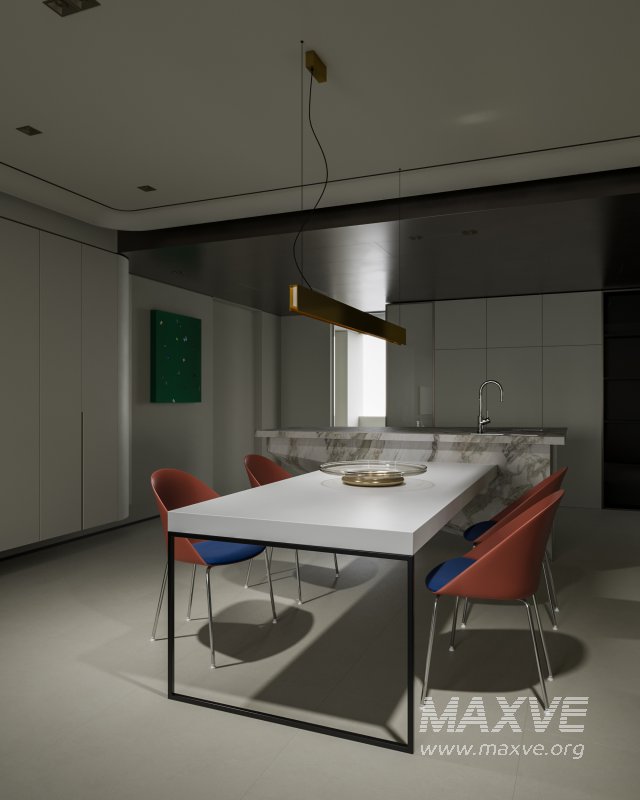 Modern living and dining room - Image 2
