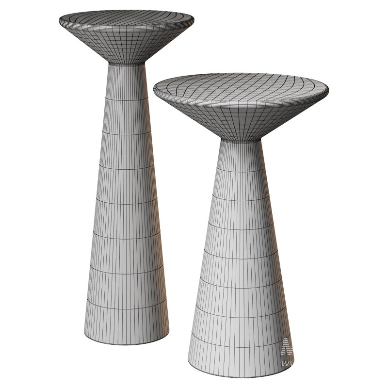 REINA CONCRETE ACCENT TABLES by STOFFER HOME - Image 1