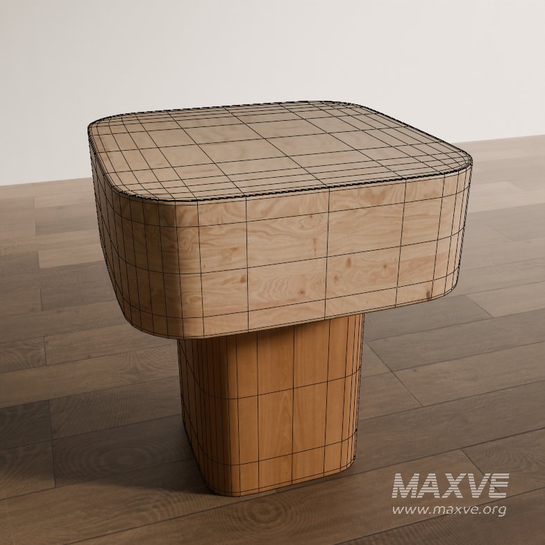 Modern Block Side Table - Image 5