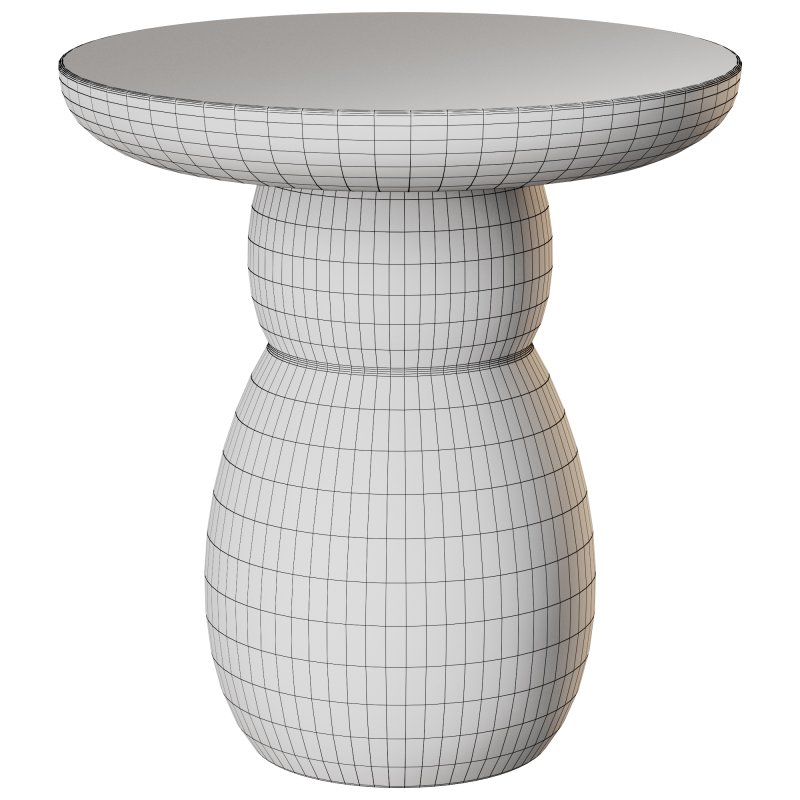 Clouded Round Side Table by Sarah Sherman Samuel - Image 1