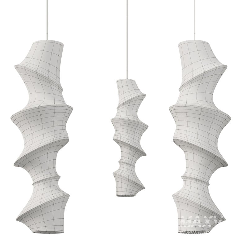 Wabi Sabi Silk Pendant Lamp - Image 5