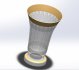 Flower vase models: 3D printing, metal processing, glass and crystal, interior decoration. - Thumbnail 6