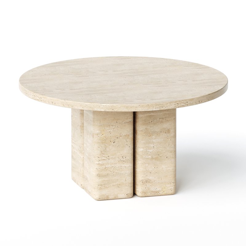 IMAGINE ROUND TABLE BRECCIA SARDA - Image 2