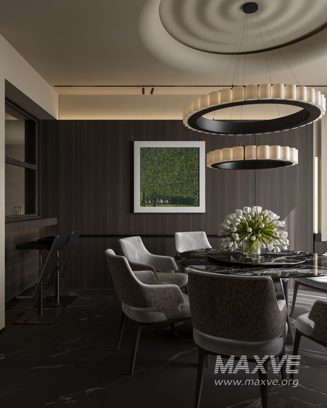 Modern living and dining room - Image 6