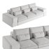 MIES 3 Seat Sofa by ALMA de LUCE - Thumbnail 3