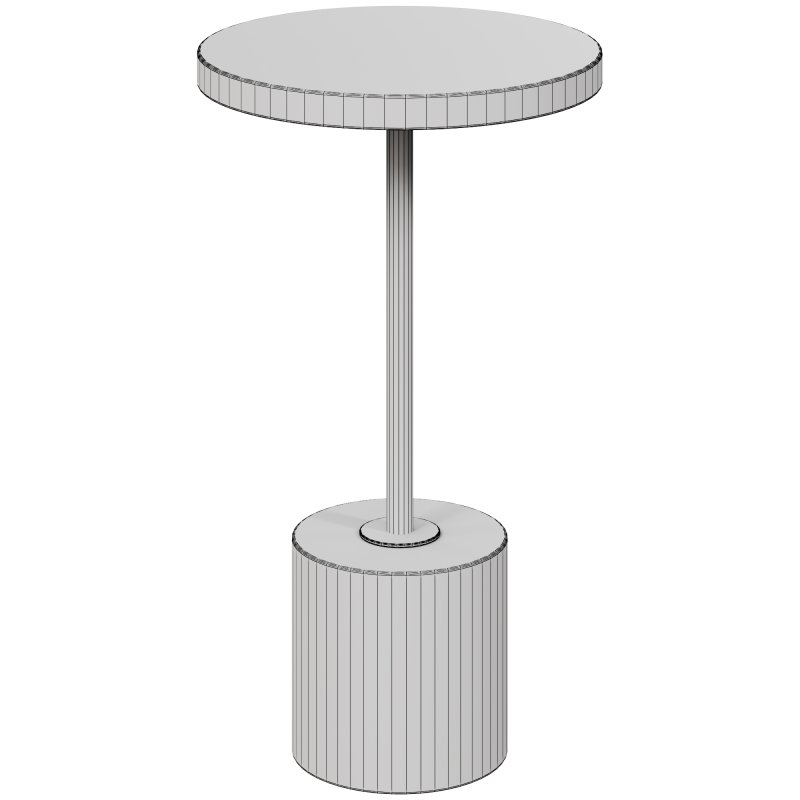 John Richard Brass And Acrylic Martini Side Table Short - Image 1