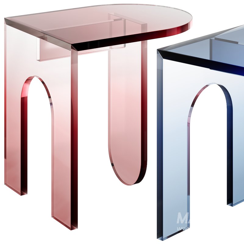 Arch Inspired Acrylic Side Table by Arch Under the Table - Image 4