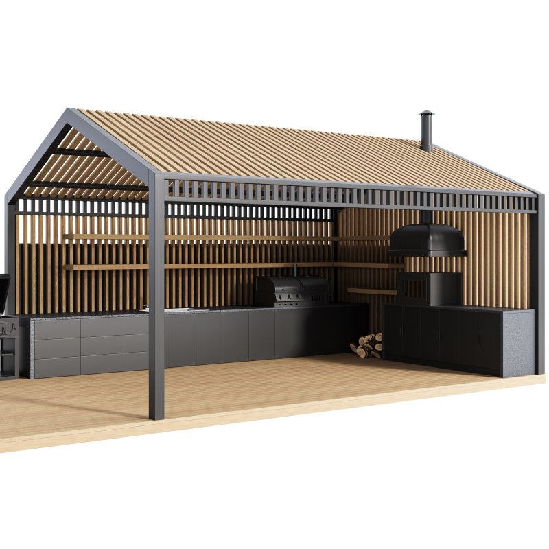 Modern Outdoor Kitchen 25 - Image 7