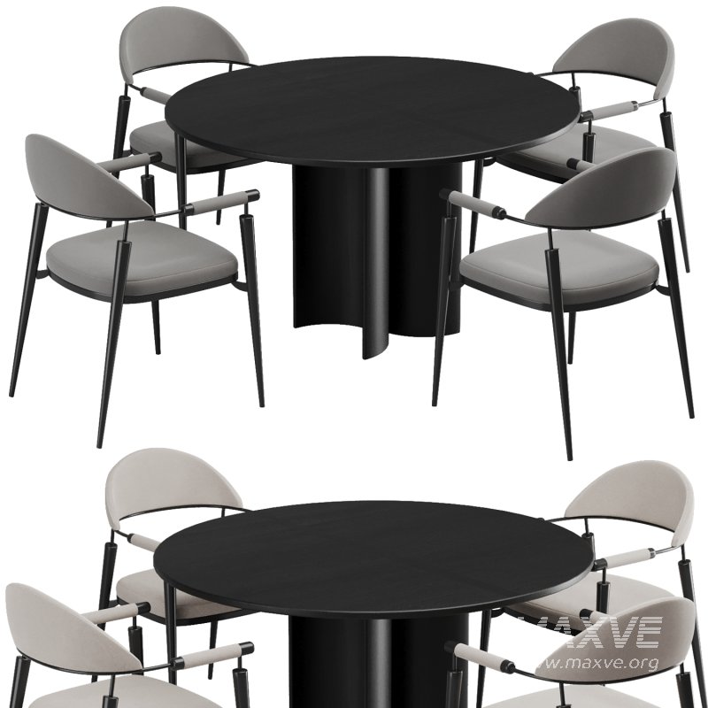 Dinning chair and table277 - Image 1