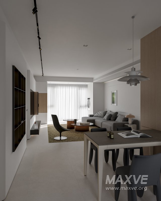 Modern living and dining room - Image 8