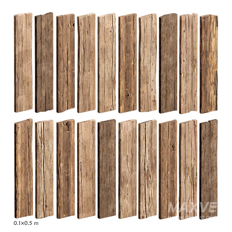 Wooden Plank & Beam Vol.01 – Medieval 3D Asset Pack/Low Poly/Game Ready - Image 5