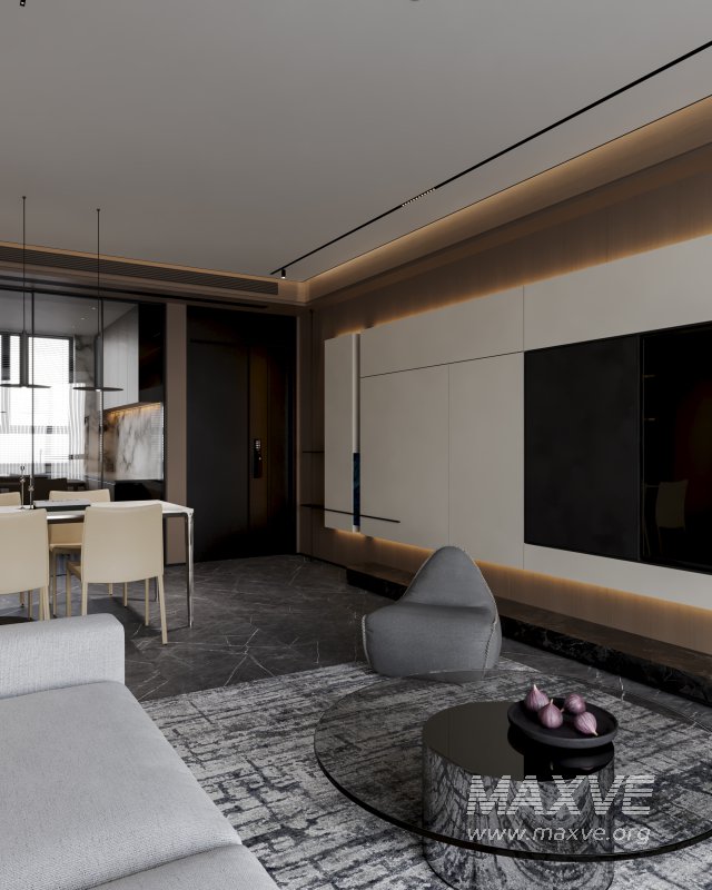 Modern living and dining room - Image 8