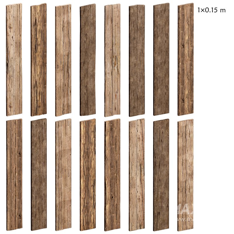 Wooden Plank & Beam Vol.01 – Medieval 3D Asset Pack/Low Poly/Game Ready - Image 4