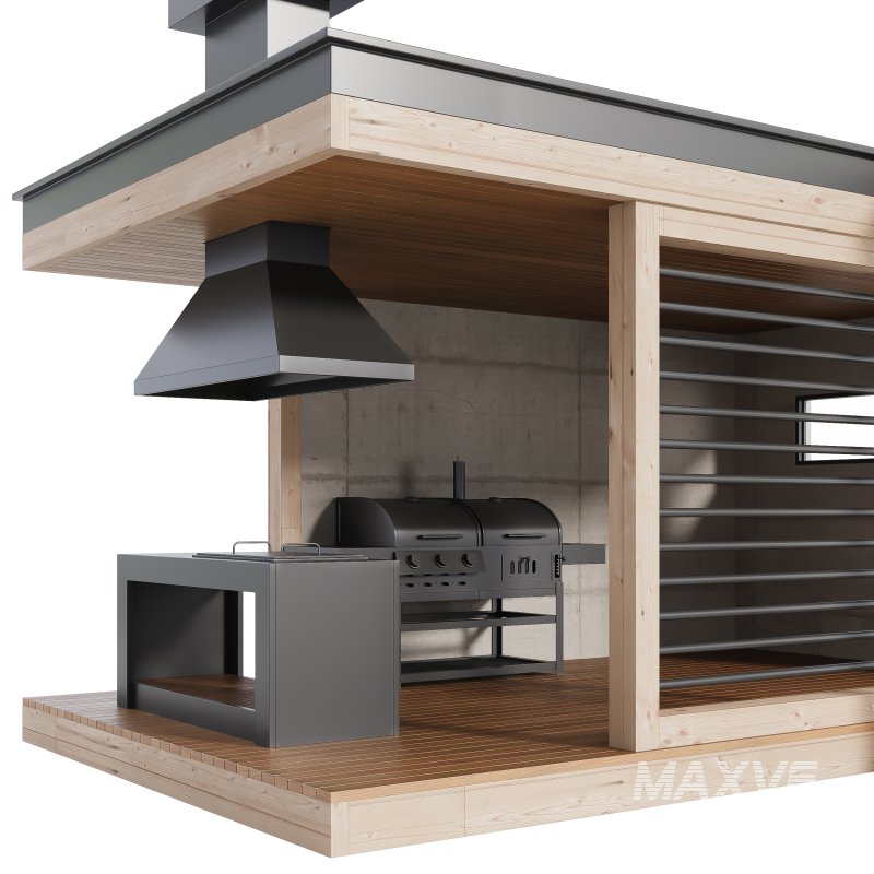 Modern Outdoor Kitchen 26 - Image 5