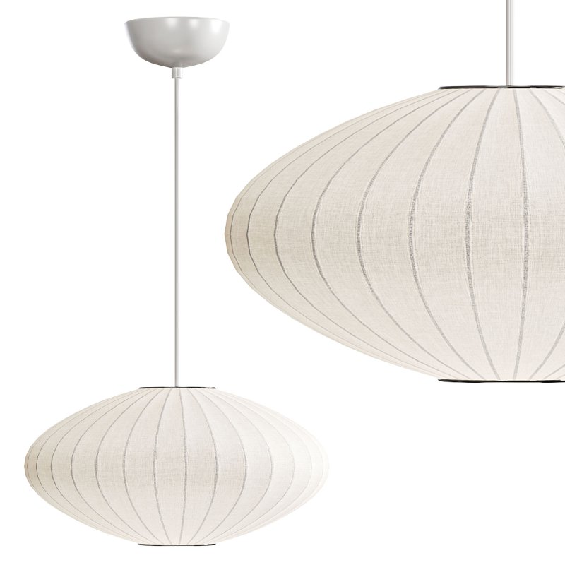 Tatami Fabric Shade LED Pendant - Image 2