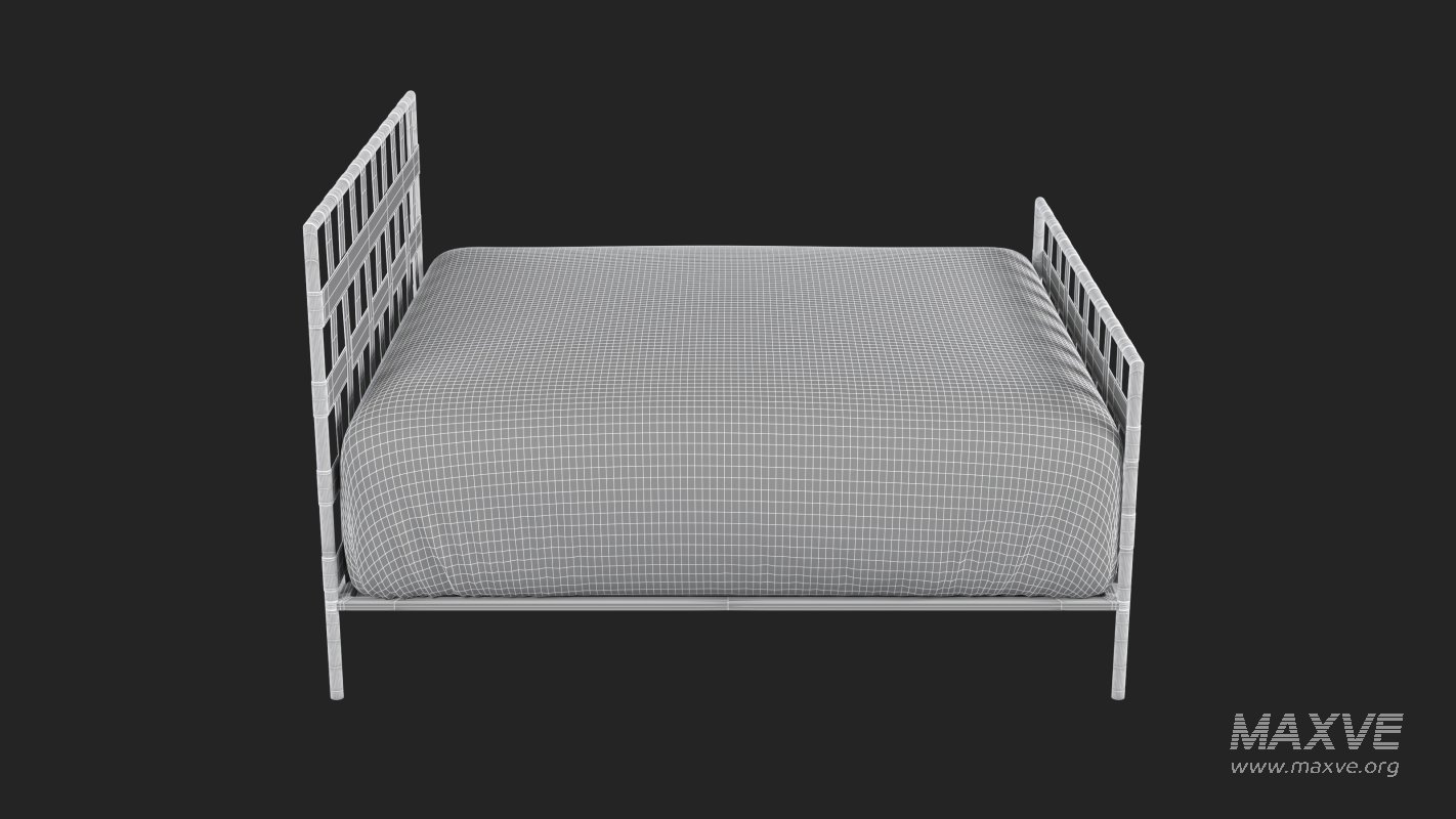 Black Metal Bed - Image 11