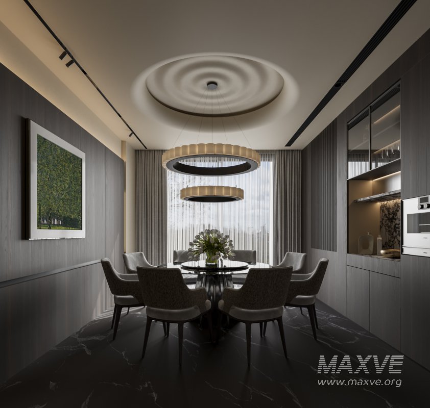 Modern living and dining room - Image 1