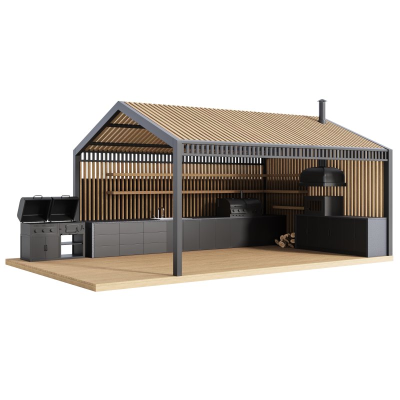 Modern Outdoor Kitchen 25 - Image 2