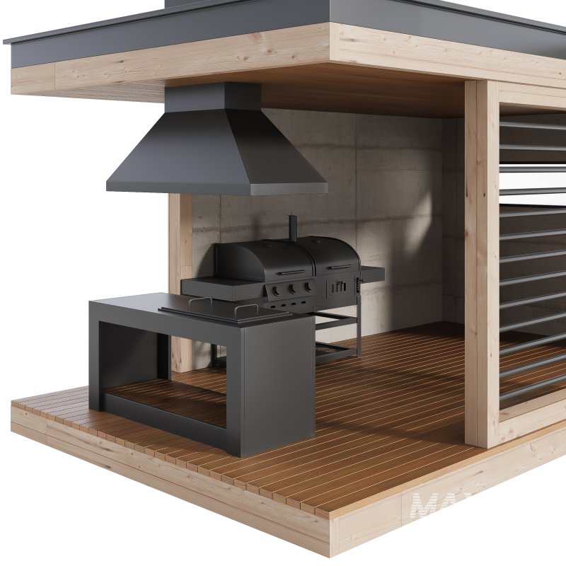 Modern Outdoor Kitchen 26 - Image 8