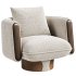 VELLUTO SWIVEL CHAIR - Thumbnail 2