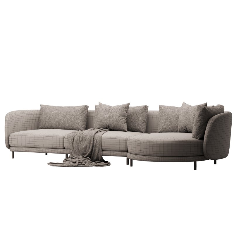 Carre Sofa & Chaise - Image 4