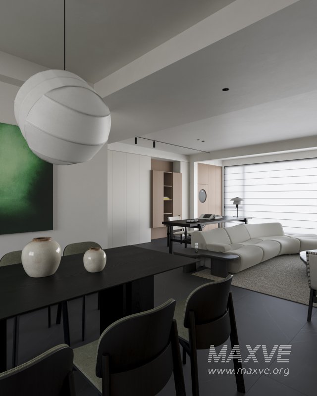 Modern living and dining room - Image 2