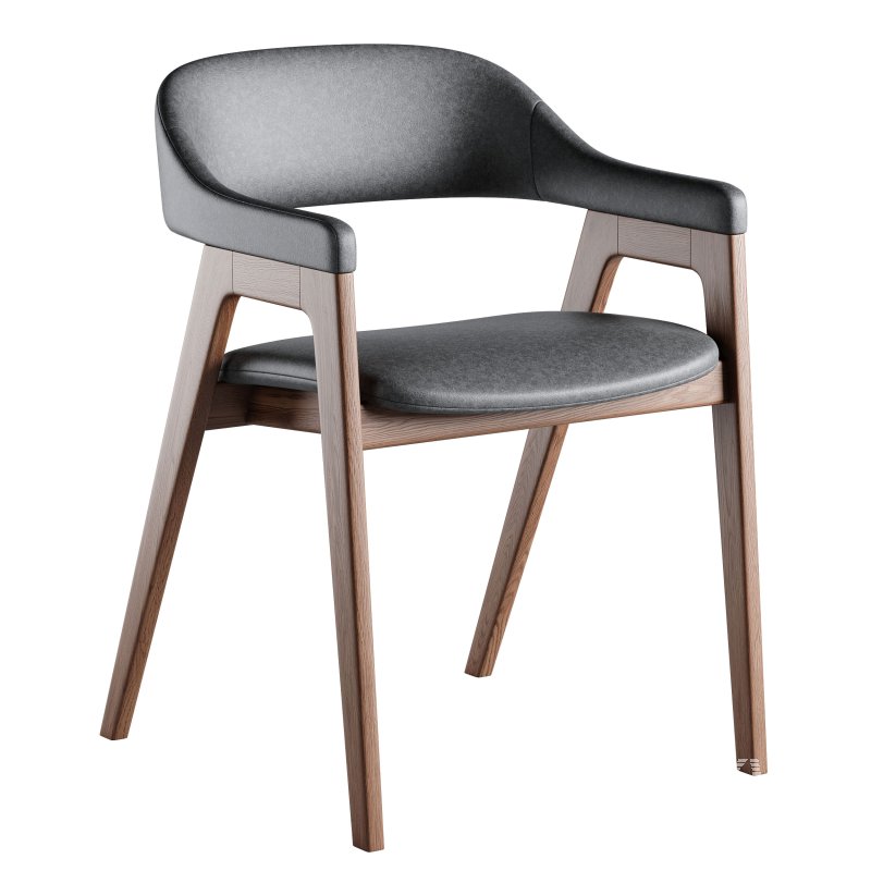 Lando Leather Dining Chair - Image 1