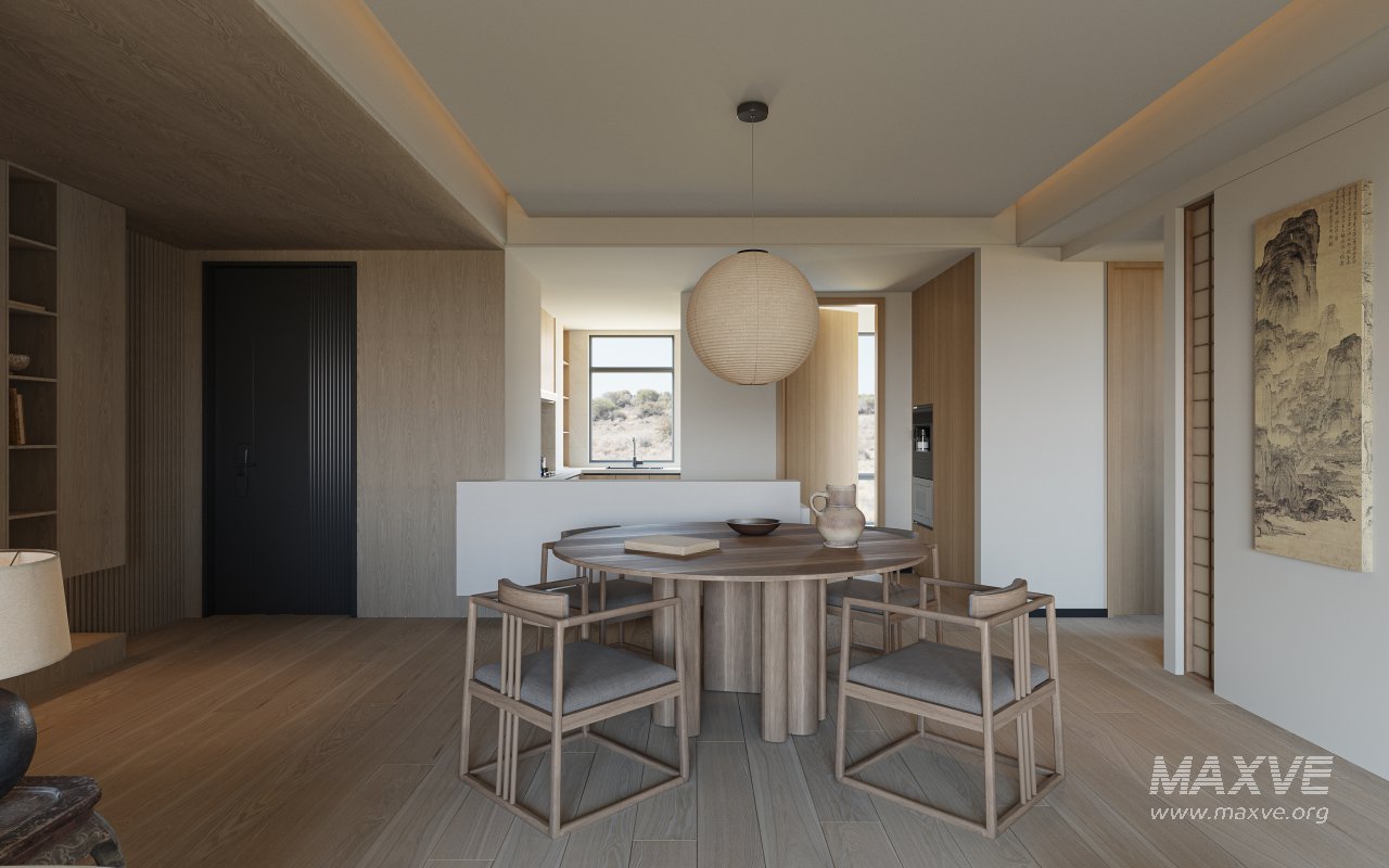 Chinese style living room and dining room - Image 2