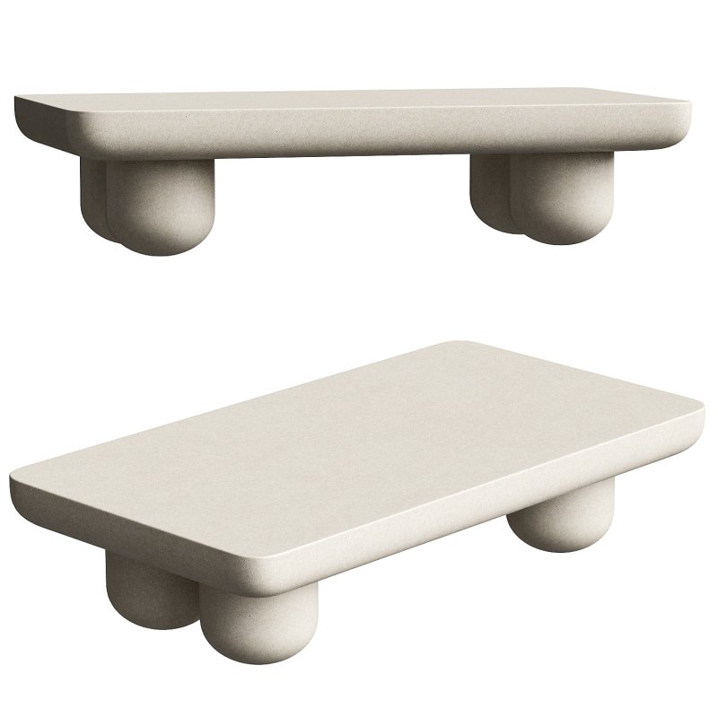 Clouded Rectangle Coffee Table - Image 1