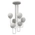 ILLOGICA ALLEGRIA Chandelier WHITE AND BRASS - Thumbnail 2