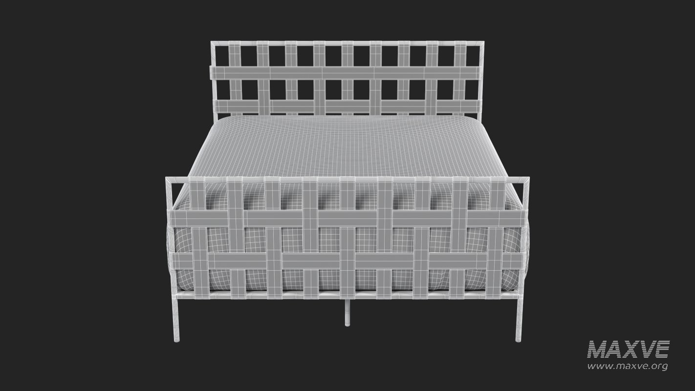Black Metal Bed - Image 10