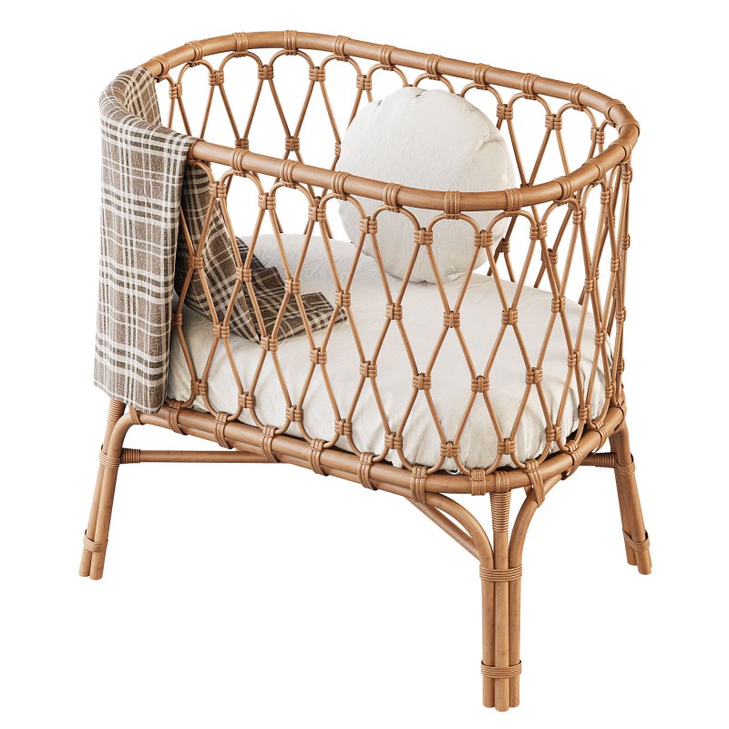 Rattan Children’s Bed - Image 3