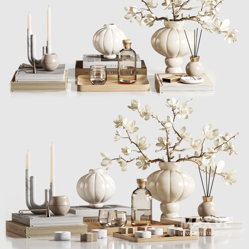 Magnolia Serenity Decor Set - Image 6