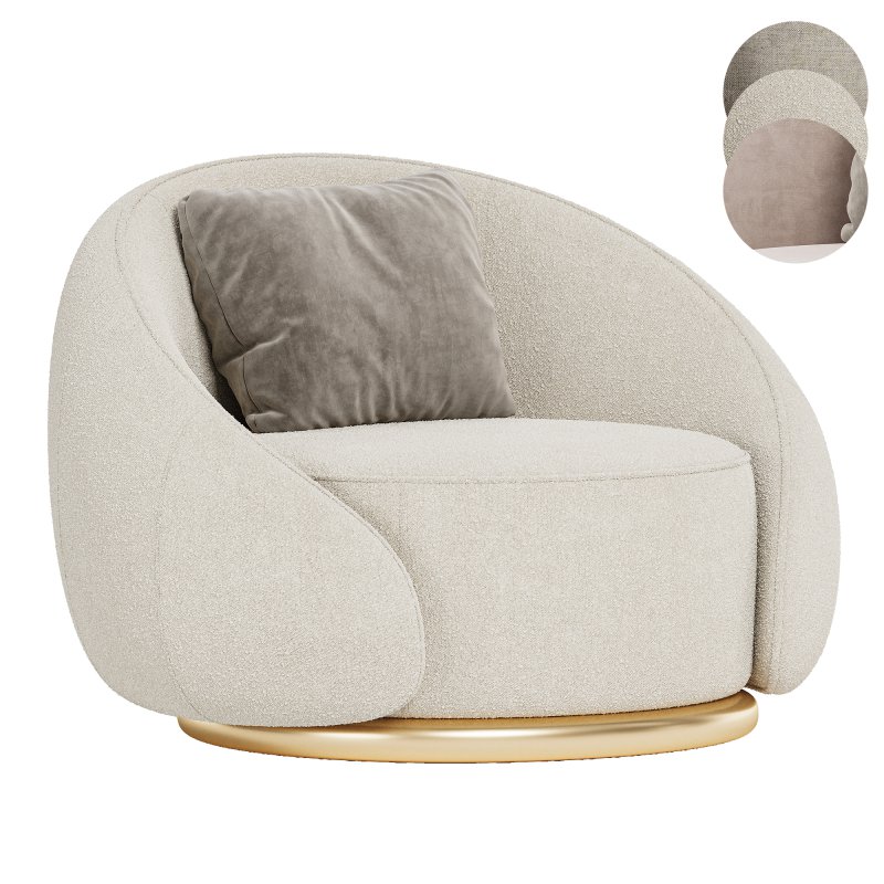 GHIDINI1961 ABBRACCI armchair - Image 2