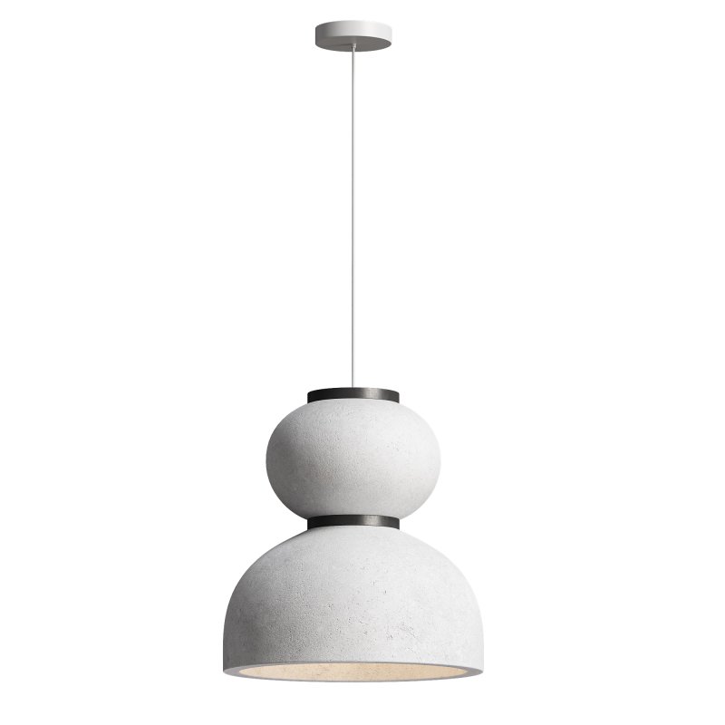 Pumpkin Shape Concrete Pendant - Image 3