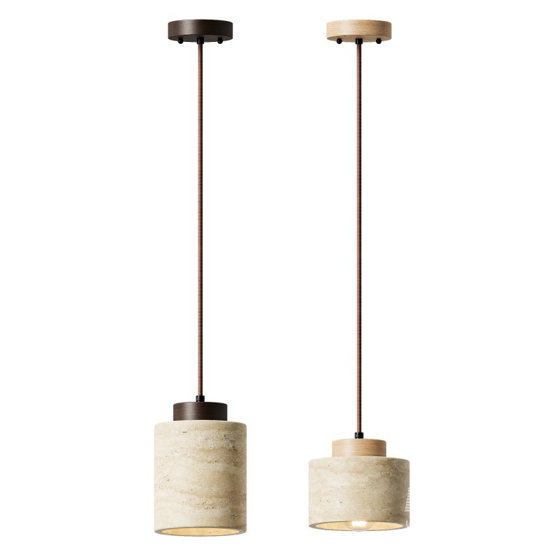 Traditional Vintage Cylinder Pendant Light - Image 4