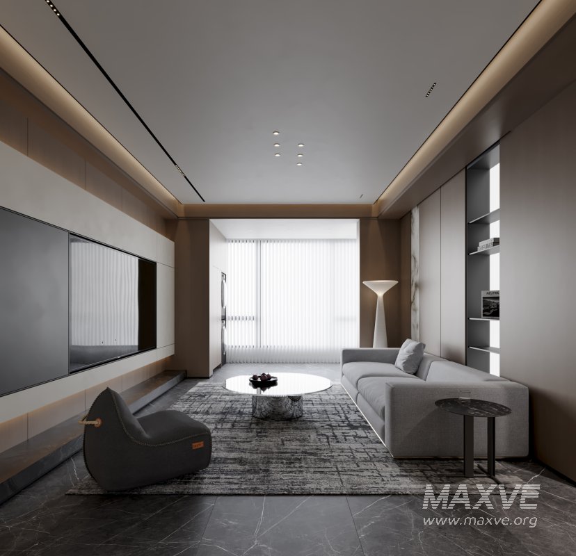 Modern living and dining room - Image 1