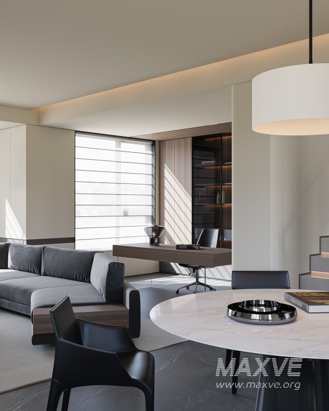 Modern living and dining room - Image 9