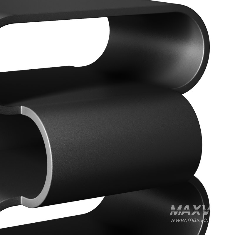 Nada Side Table – Black Metal - Image 3