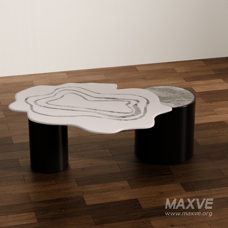 Modern Abstract Coffee Table - Image 4