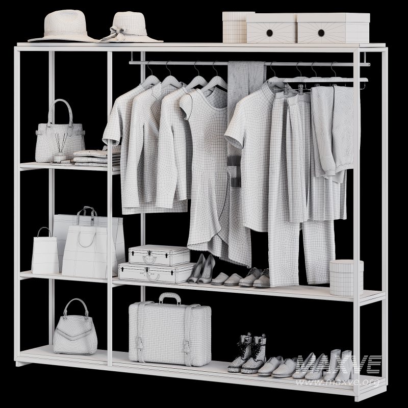 Clothing, shoes and accessories for wardrobe or shop 03 - Image 2