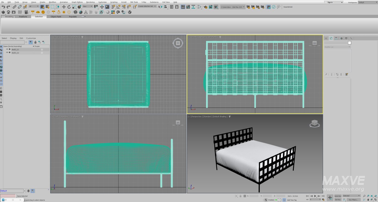 Black Metal Bed - Image 14