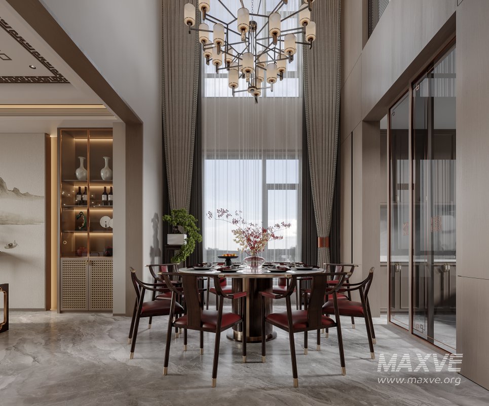 Chinese Living Room Dining Room - Image 1