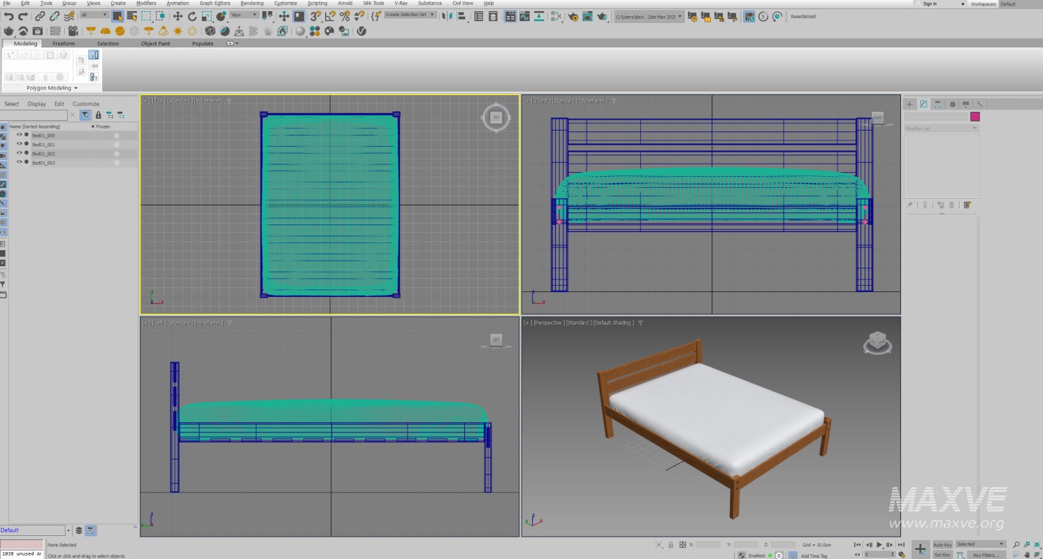 Classic Wooden Bed - Image 15