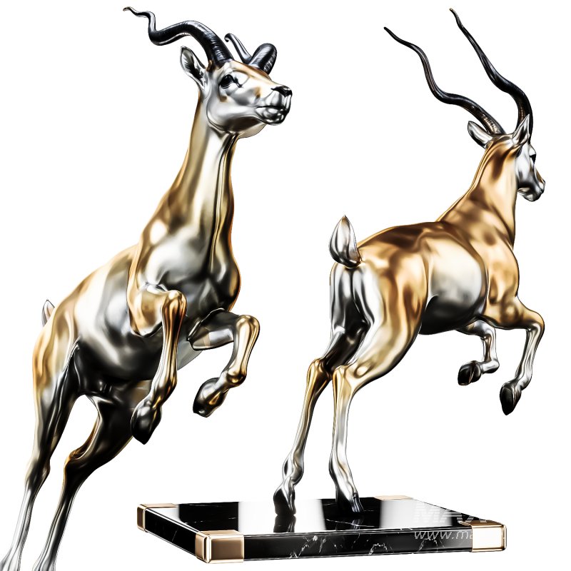 Gazelle Sculpture - Image 3